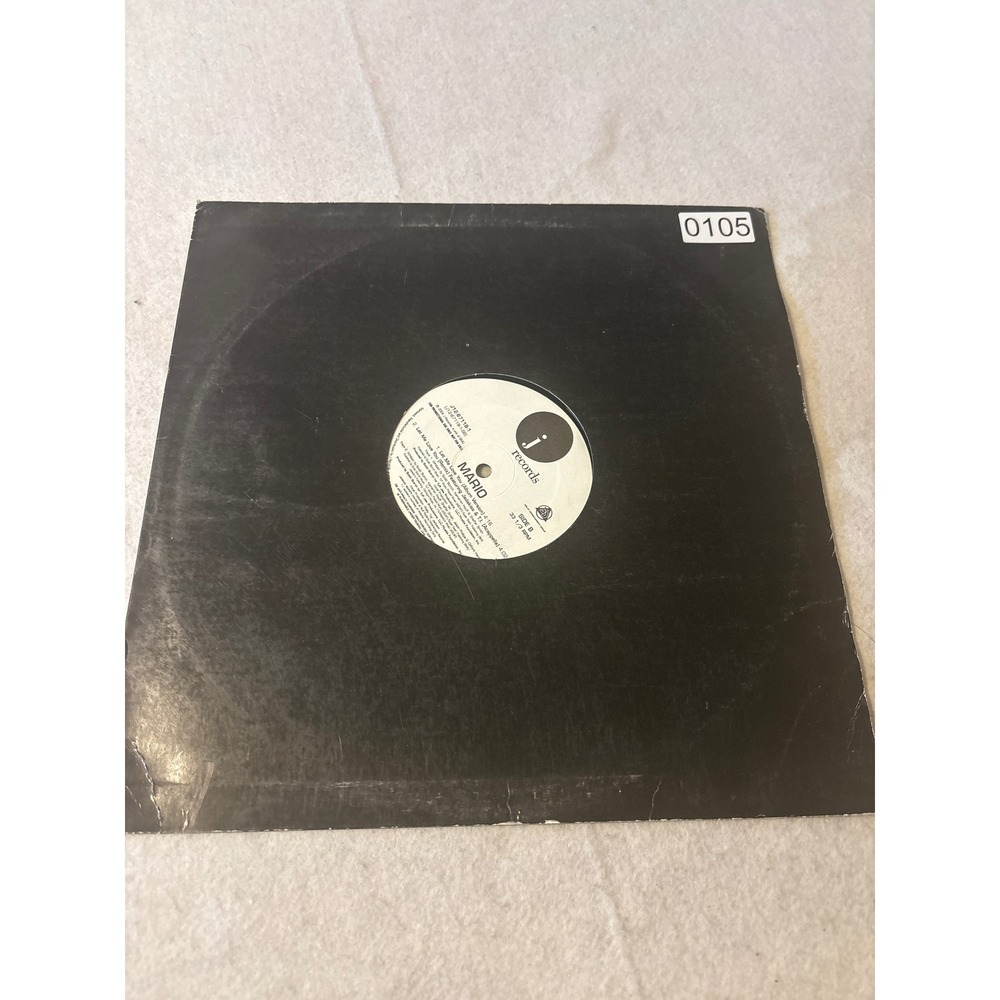 Mario Let Me Love You Remix 12" Single Promo Black Good Scott Storch J12-67118-1